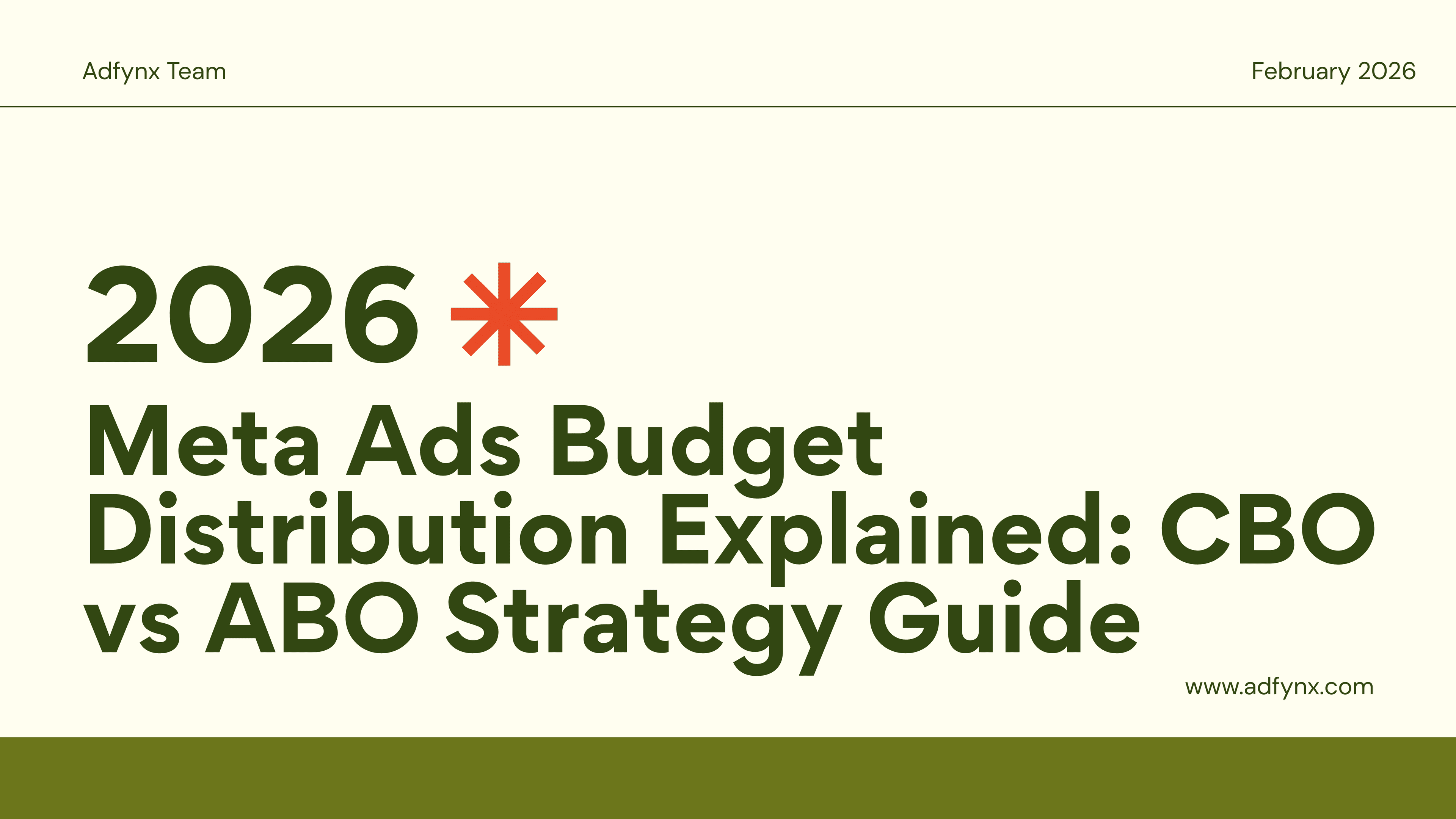 Meta Ads Budget Distribution Explained: CBO vs ABO Strategy Guide for 2026